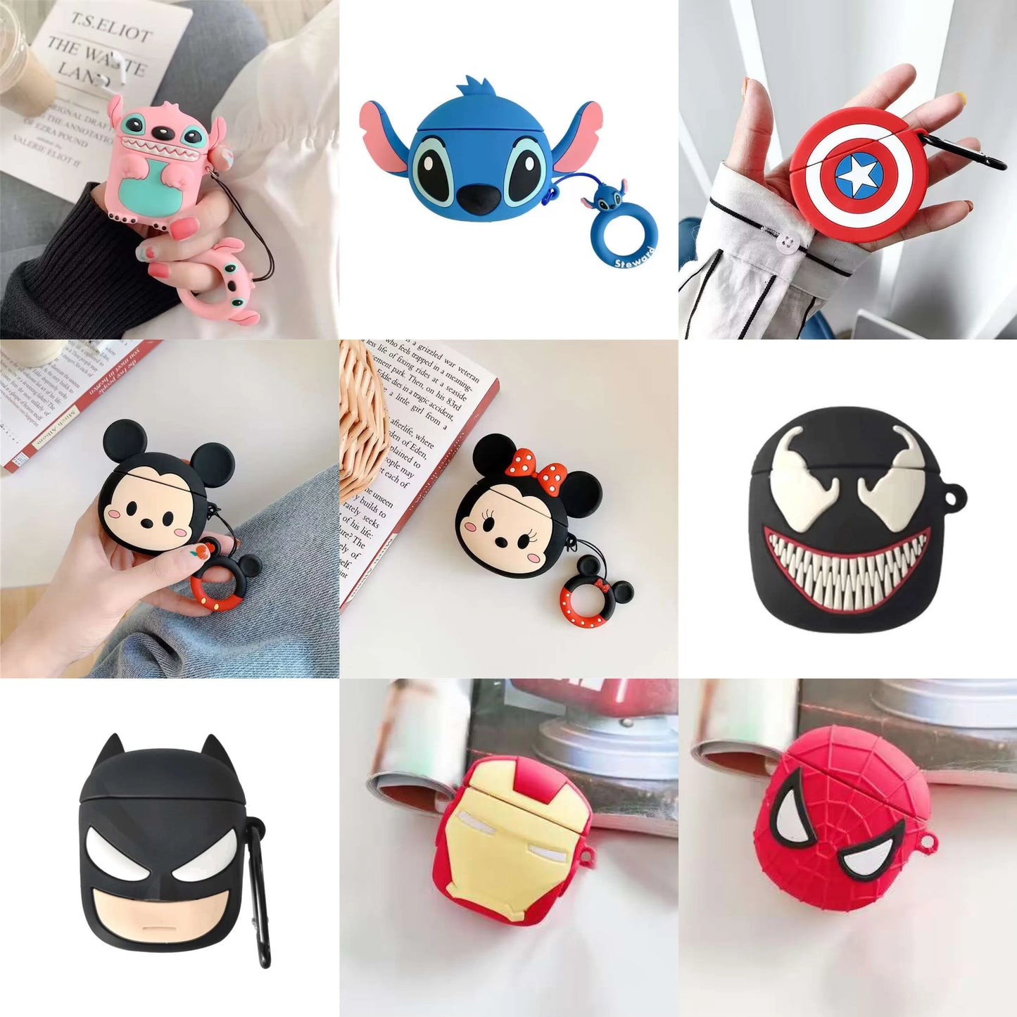 Cartoon Silicone Case for AirPods