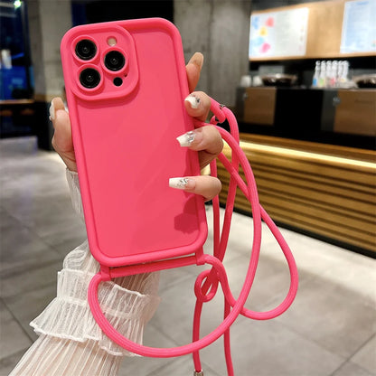 Crossbody Adjustable Lanyard iPhone Case