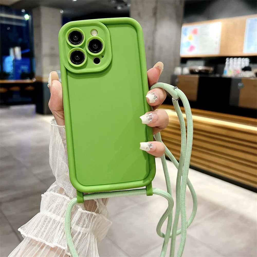 Crossbody Adjustable Lanyard iPhone Case