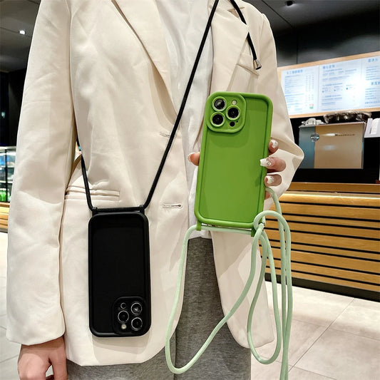 Crossbody Adjustable Lanyard iPhone Case