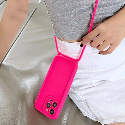 Crossbody Adjustable Lanyard iPhone Case